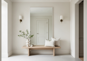 Jak optycznie powiększyć mały przedpokój – triki z lustrami i oświetleniem.